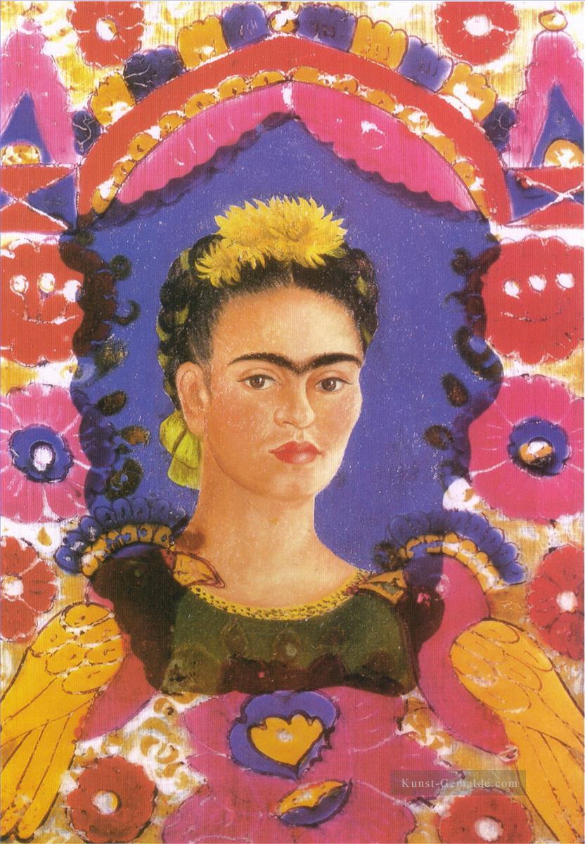 Selbstporträt Der Rahmen Feminismus Frida Kahlo Ölgemälde